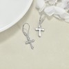ONEFINITY Cross Earrings for Women Sterling Silver Cross Earring Cross