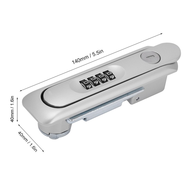 Zinc Alloy Cabinet Door Password Coded Lock with Keys for