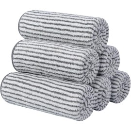 SINLAND - Paños faciales de microfibra altamente absorbentes, suaves al tacto, toallas de punta de dedo, paños multiusos para baño, gimnasio, hotel, spa y cocina, 30,5 cm x 30,5 cm