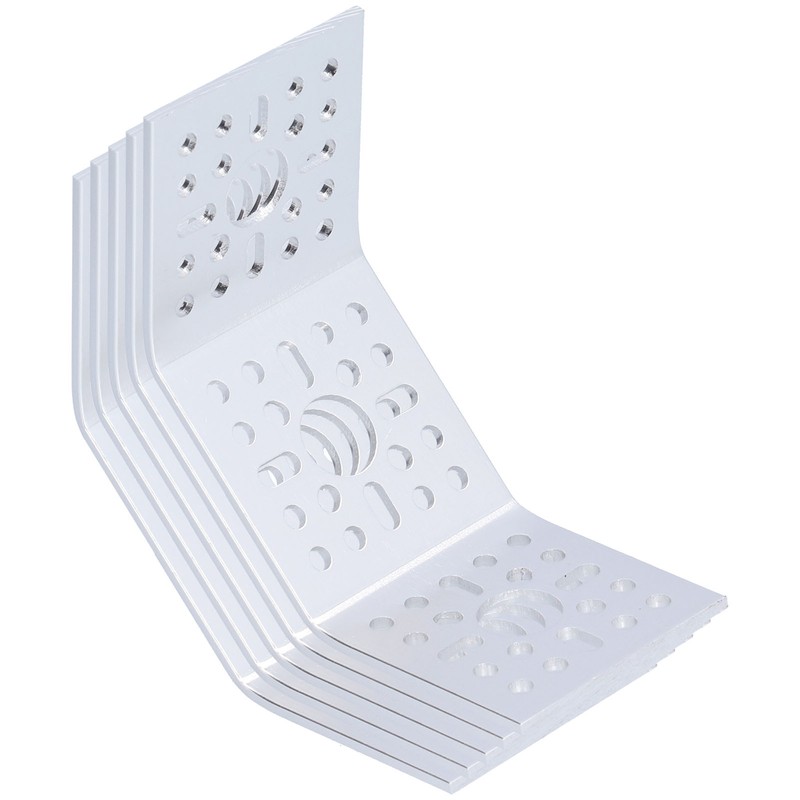 5Pcs 135 Degree Brackets Double Angle Aluminum Alloy Plate Connector