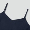 JAJU [JAJU] Light Linen Blend Bustier Dress_Navy