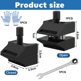 Car Suspension Split Hub, Spreader Tool Car, Car Steering Spreader Tool, Car Suspension Strut Hubs Axle Knuckle, Universal Car Steering Knuckle Spreader, Car Knuckle Spreader with Wrench