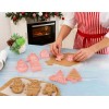 Kit 8 Pzs Cortadores De Galletas Navidad Moldes Repostería