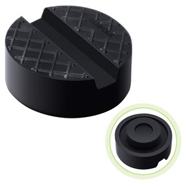Car Jack Rubber Pad - Rubber Pad for Trolley Jack, Black Universal Rubber Pad Trolley Jack Accessories, with Grooves and Waffle Surface Can be Used for Trolley Jacks and Lifting Platforms Trolley Jack