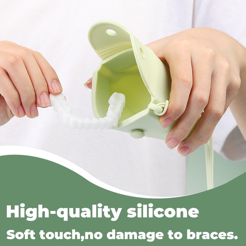 1Piece Lightweight Dustproof Portable Retainer Box Space Saving Mouth Guard