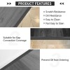 MYFAMIREA 20Ft Floor Transition Strip Self Adhesive Vinyl Cover Floor