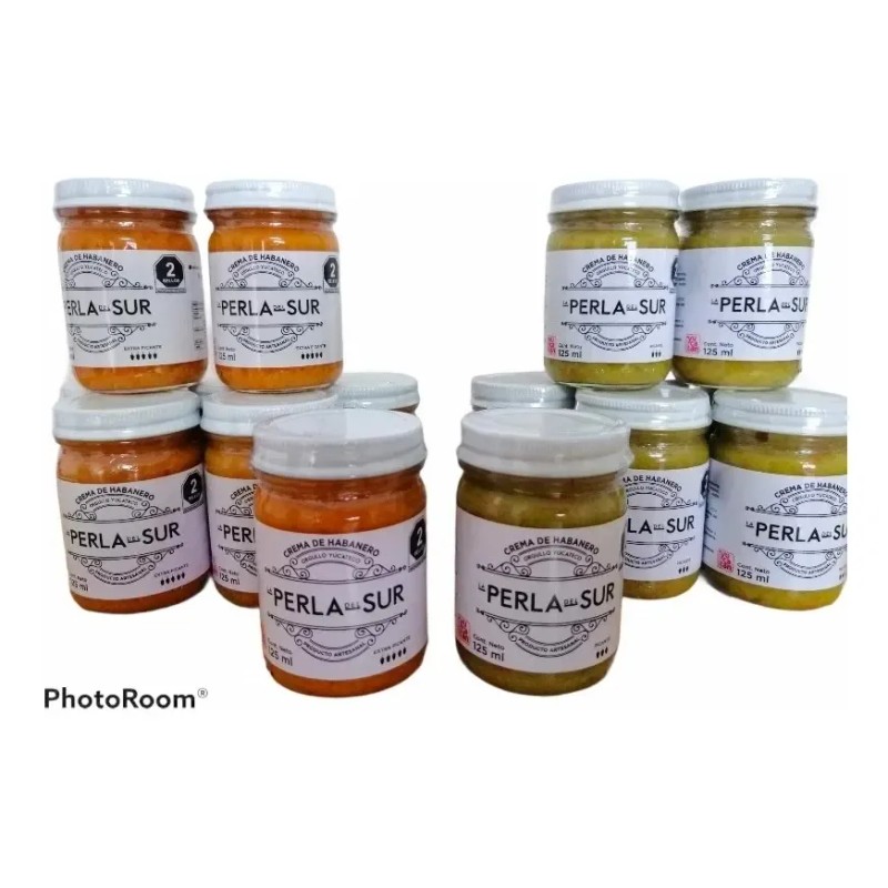Salsa De Habanero La Perla Del Sur 125ml Mixto (pack