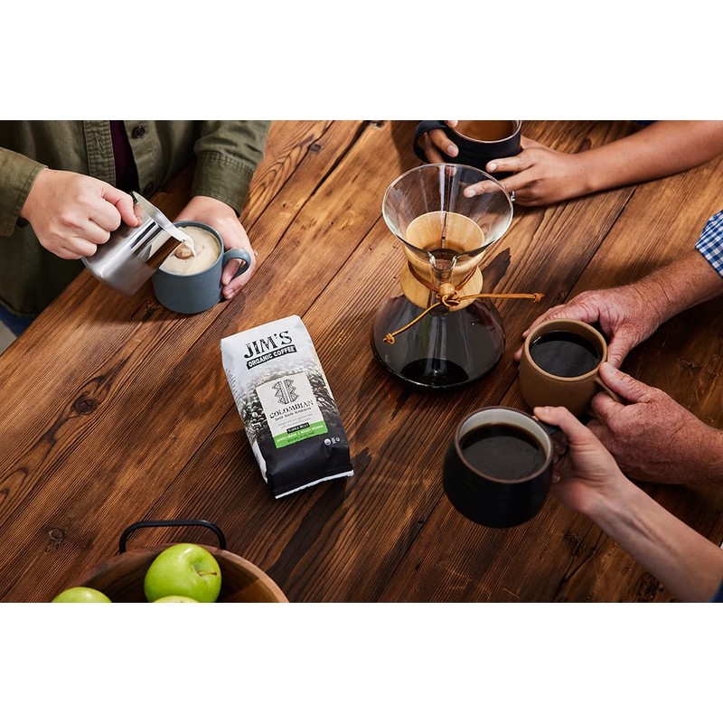 Jim’s Organic Coffee – Colombian – Single Origin, Medium Roast