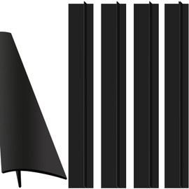 4 Pcs Stove Counter Gap Cover, 56 * 63.5mm Worktop Connecting Rail Gap Filler, Gap Filler Between Cooker, Gap Filler Worktop Joining Strip, Seals Spills Strips for Stovetop and Kitchen Countertop