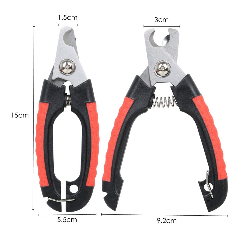 DIGIFLEX Dog Nail Trimmers - Pet Nail Clippers - Stainless