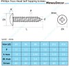 #10 x 1/2" Truss Head Self Tapping Wood Screws Sheet