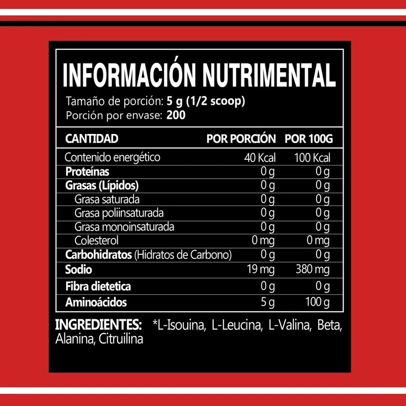 Aminoácidos Bcaas En Polvo Protein World 1kg Varios Sabores