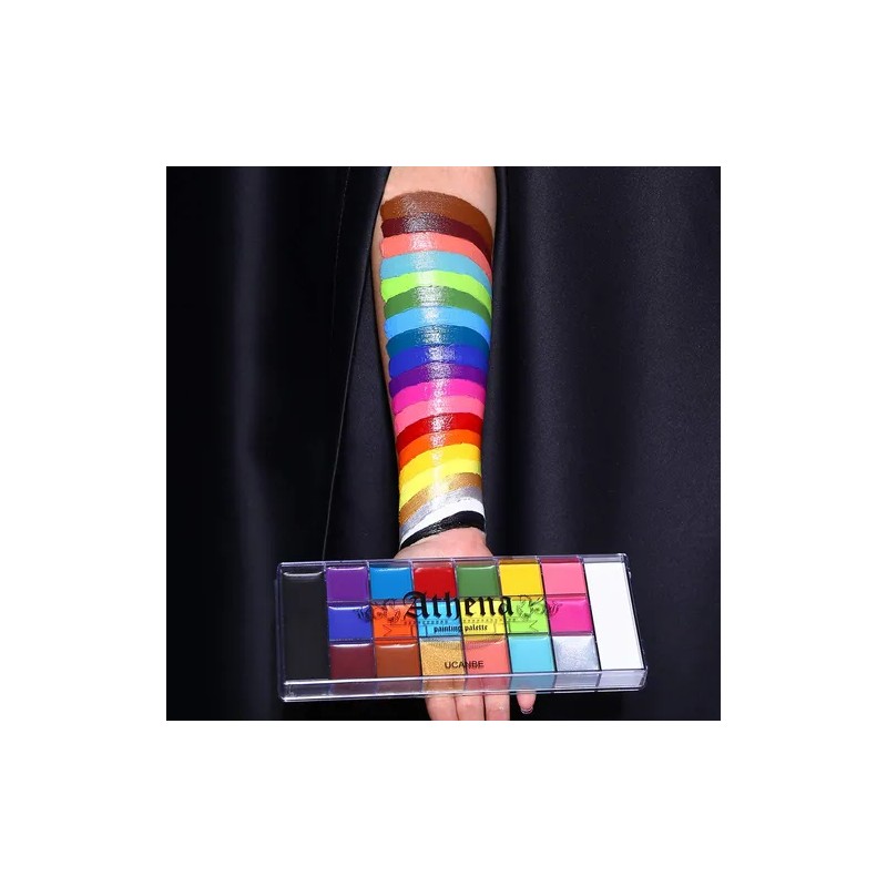 Kit De Maquillaje Pintacaritas Body Paint Acuarela Ucanbe
