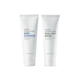 Atomy Evening Care Deep Cleanser 150ml + Evening Care Peel Off Mask 120ml (2 types) / 애터미 이브닝케어 딥 클렌저 150ml+이브닝케어 필 오프 마스크 120ml 2종