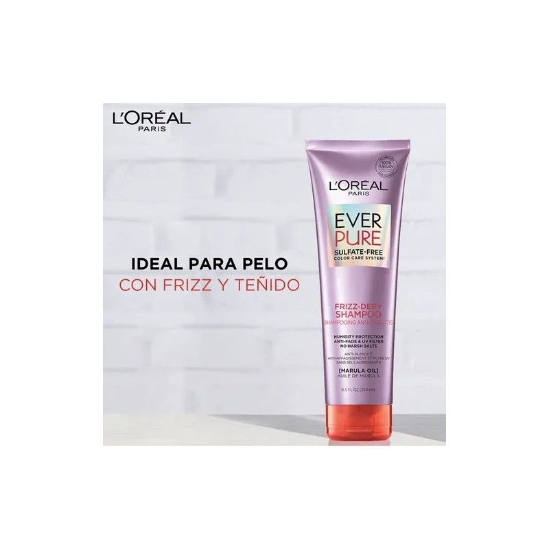 Kit Shampoo+acondicionador Everpure Frizz-defy L'oréal Paris