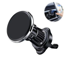 LDJYEONS Handyhalterung für das Auto, magnetische Handyhalterung für das Auto, 360 ° drehbar, geeignet für allgemeine Smartphones