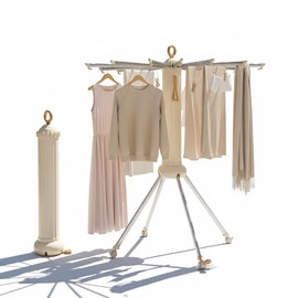 Viongna Clothes Drying Rack Foldable Clothing Racks Collapsible Laundry Drying Rack Folding Drying Racks for Clothes, Used for Indoor, RV, Dorm, Yard, Camping, Outdoor