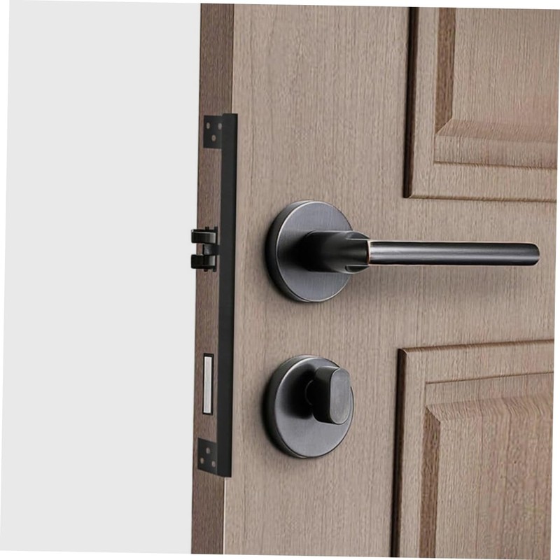 COHEALI Door Latch Guard Plate Shaped Outswing Door Security Protector