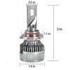 munirater 2x 9006 HB4 LED Headlight Bulbs Kit 72W 10000LM