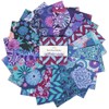 Soimoi 40 Pcs Cotton Fabric Squares Bundles Charm Packs for