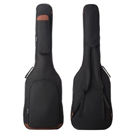 audioShark Bass Guitar Bag, 8mm Padded Gig Bag Backpack, Soft Black Bass Case, Ample Storage, Professional Design by US-Based Musicians, Durable and Lightweight, Perfect for Travel and Performances