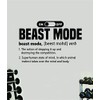 Beast Mode Definition Gym Wall Decal Home Decor Art Vinyl