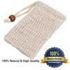 Pretop 4 x Organic Soap Bags, Natural Sisal Soap Pouches