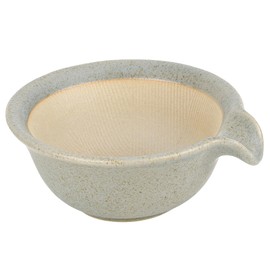 Linkidea Ceramic Shaving & Beard Grooming Bowl for Men, Wide Mouth Lathering Cup for Wet Razors, Traditional Shave Cream Cup (Grey)