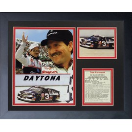 Legends Never Die "Dale Earnhardt Sr. Commemorative" Framed Photo Collage, 11 x 14-Inch (12903U)