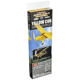 Studio Mid 1/22 Balflyer Junior Series Yellow Cab Rubber Powered Model Airplane Kit BJ-003