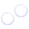 TUOREN 2 Pieces Drum Head Port Hole Cuttering Template Ring