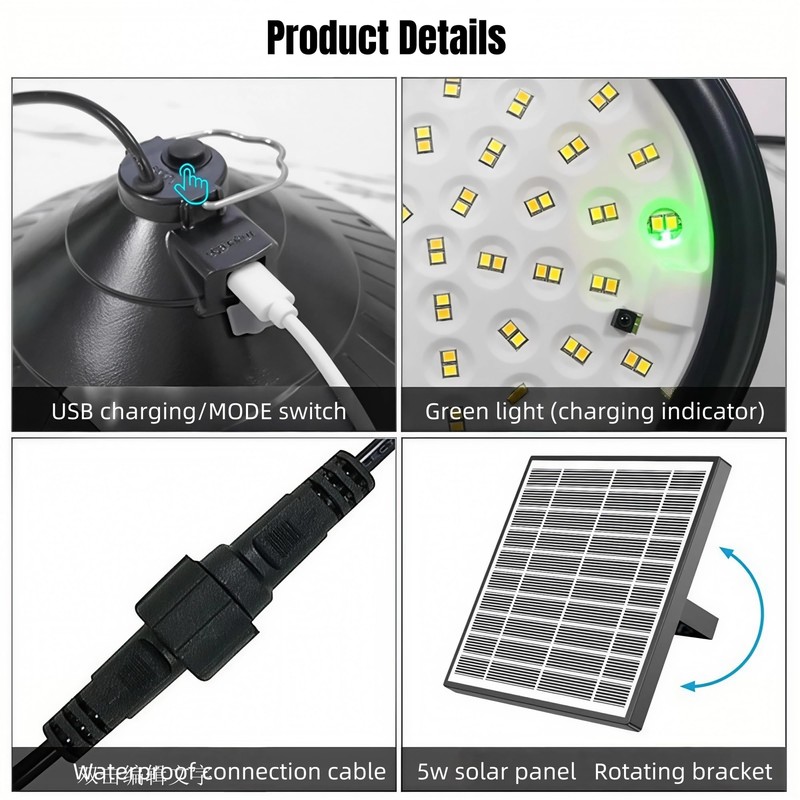 2-Pack Solar Chicken Coop Light with Timer, Barn Light for
