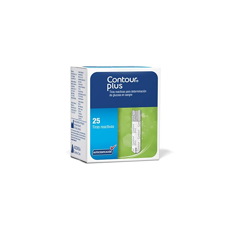 Contour Plus Tiras Reactivas Para Determinación De Glucosa En Sangre