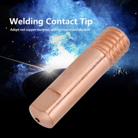 Mig Mag Welding Nozzles 0.8 mm, Pack of 20 Welding Contact Tips, Welding Machine Nozzles, Replacement Welding Torch, Power Nozzle, for 15AK MIG Welding Torch Accessories, Wear Parts (0.8)