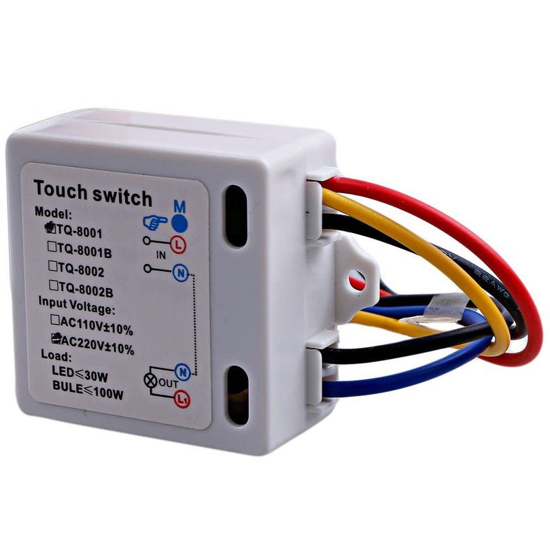 120V/240V On Off Touch Switch with Surge Absorber for LED