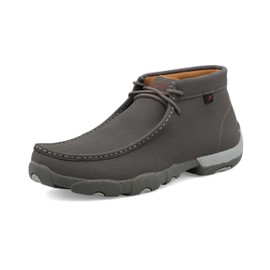 Twisted X Men's Chukka Driving Moc, Moc Toe with CellSole, Dark Grey & Grey, 11 W