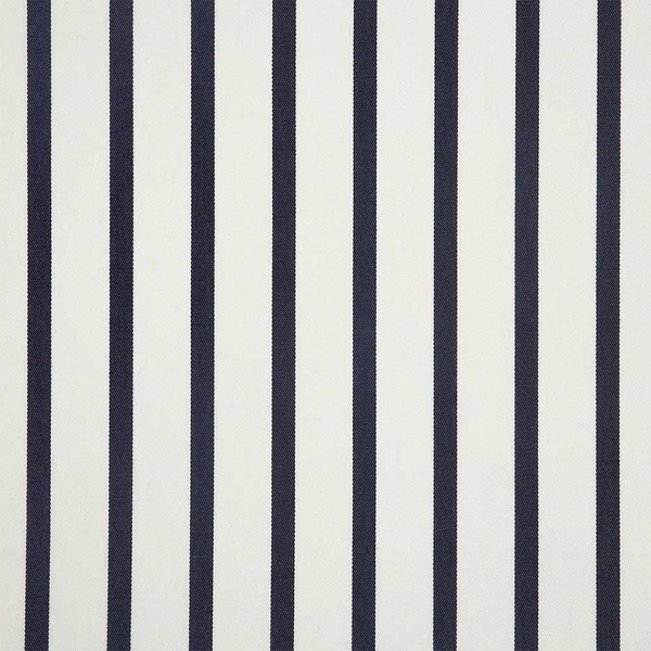 Sunbrella "Outdoor Canvas Lido Stripe Fabric, Indigo