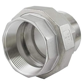 Duda Energy Union 3" Male x Female NPT Ports Stainless Steel Pipe Fitting