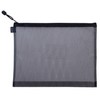 Snopake Foolscap High Capacity Black EVA Mesh Zippa-Bag [Pack of