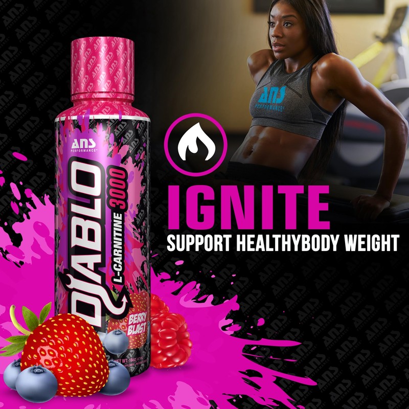 ANS Performance Diablo Carnitine 3000 (473 mL, 16 oz) -