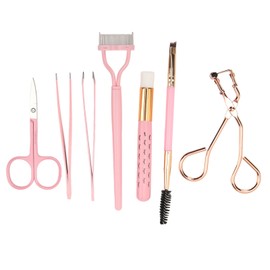 7pcs Eyelash Eyebrow Makeup Tool Eyelash Curler Tool Kit Eyebrow Brushes Comb Tools