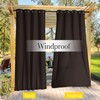 NICETOWN 2 Panels Outdoor Curtains for Patio Waterproof & Windproof,