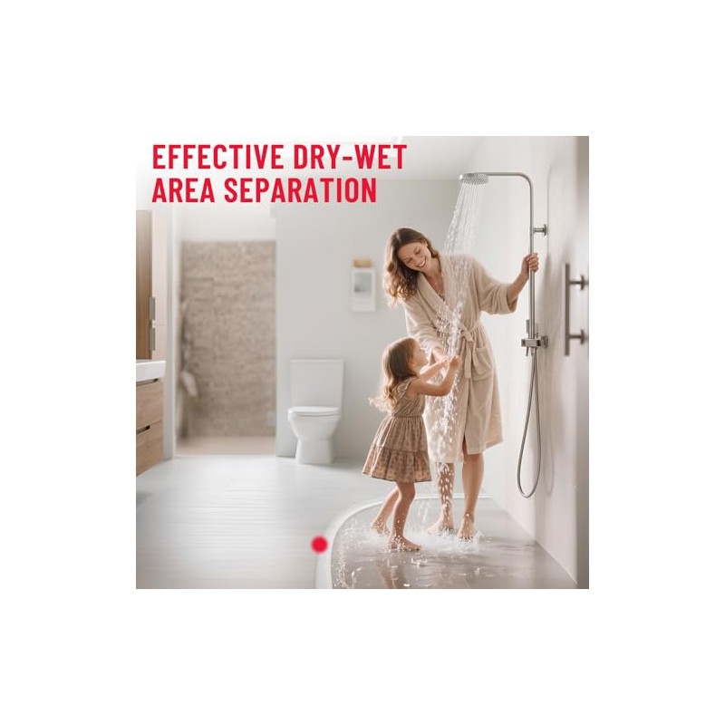 Self-Adhesive Waterproof Shower Water Dam Guard