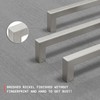 homdiy 30 Pack 4 Inch Brushed Nickel Cabinet Pulls Stainless
