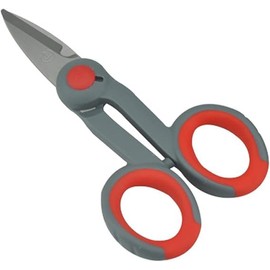 Fishing Braid Line Scissors 140mm Heavy Duty Stainless Steel Shear Anti-Slip Serrated Edge Scissor for Fishing Line Copper Wire Fishing Accessories