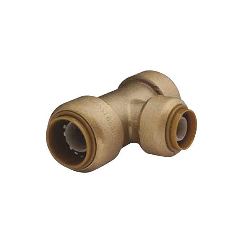 Tee, Push to Connect, 1/2 in