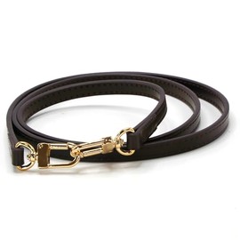 Women's Handlle Bag Strap Leather Replacement Straps Adjuster Bags Straps (Brown, Length 60 cm)
