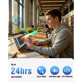 F FORITO 2-Pack Anti Blue Light Matte Screen Protector Compatible with 2026 MacBook Neo 13 inch with A18 Pro Chip - Eye Protection Blue Light Blocking & Anti Glare Laptop Screen Protector