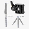 Koolehaoda Camera Quick Release Plate Clamp Adapter with 1/4"-3/8" Screw