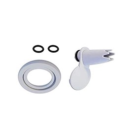 ISI Easy Whip Replacement Parts Set White (1x White Garnish Nozzle, 2x Sealing Ring, 1x Head Gasket)